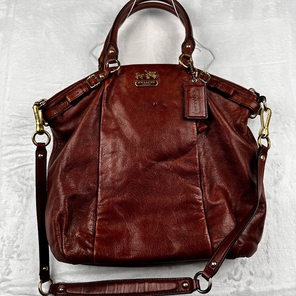 Authentic Coach Leather Bag - Picture 1 of 12